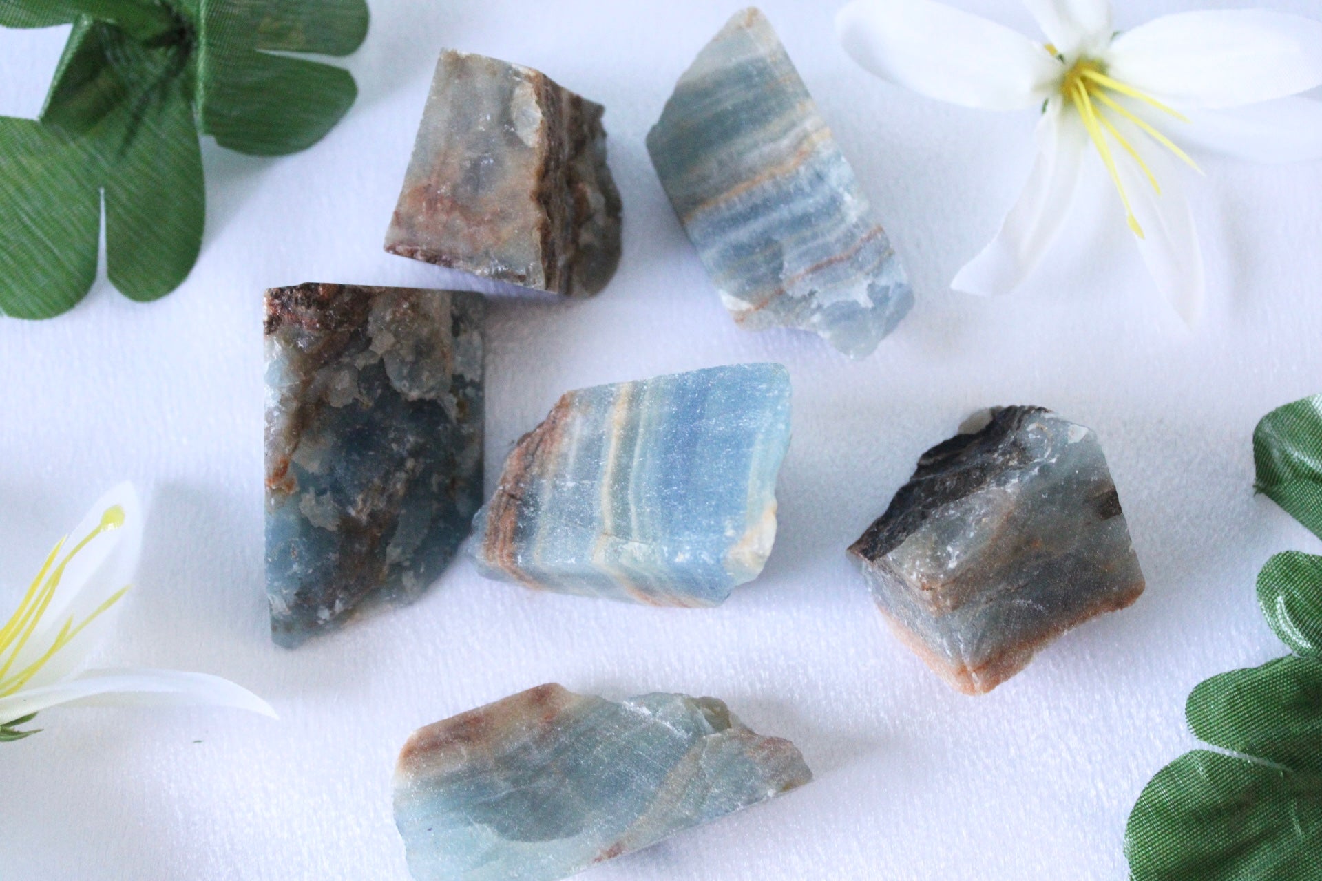 Blue Onyx Raw Crystal Stone