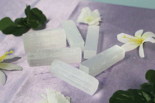 Selenite Raw Stones