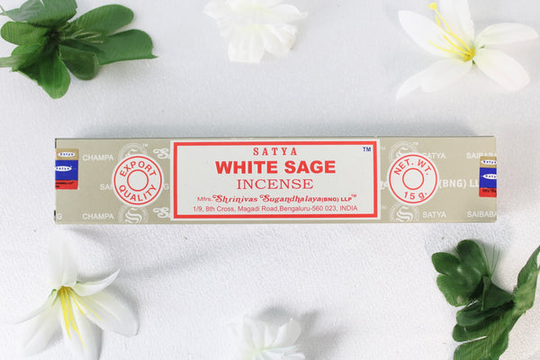 White Sage Incense Sticks SATYA