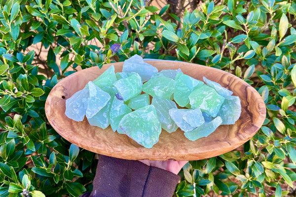 Green Calcite Raw Crystal