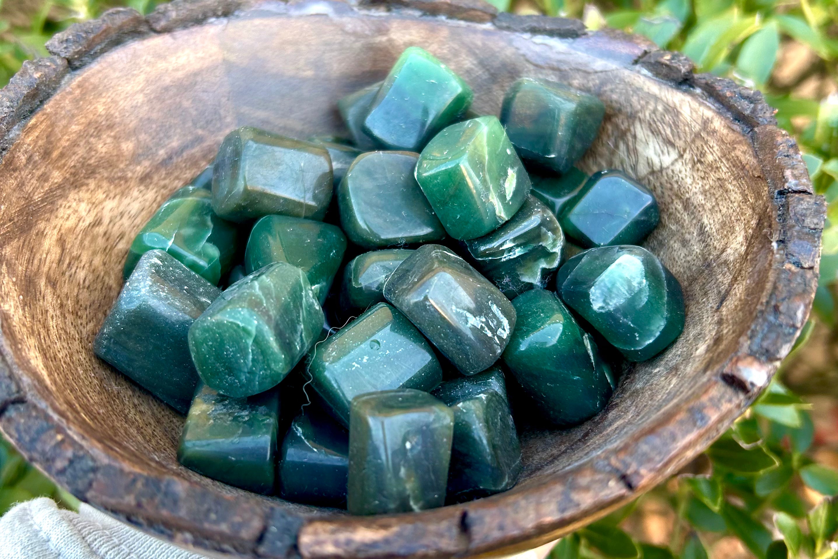 Green Jade Tumbled Stone