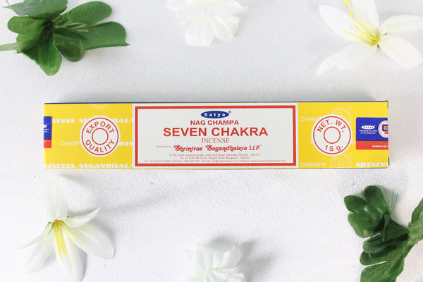 Seven Chakra Incense Sticks SATYA