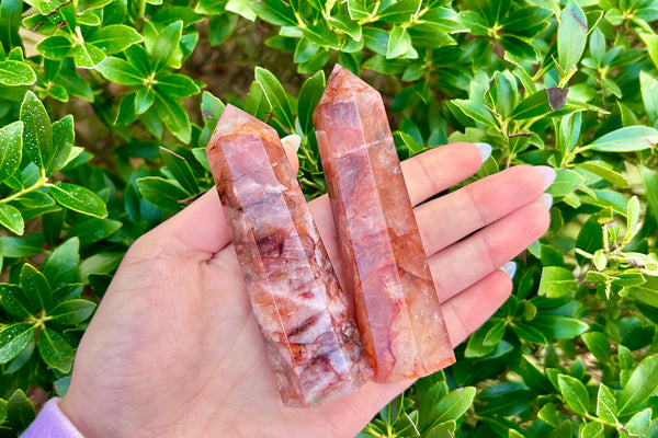 Fire Quartz (Hematoid Quartz) Point