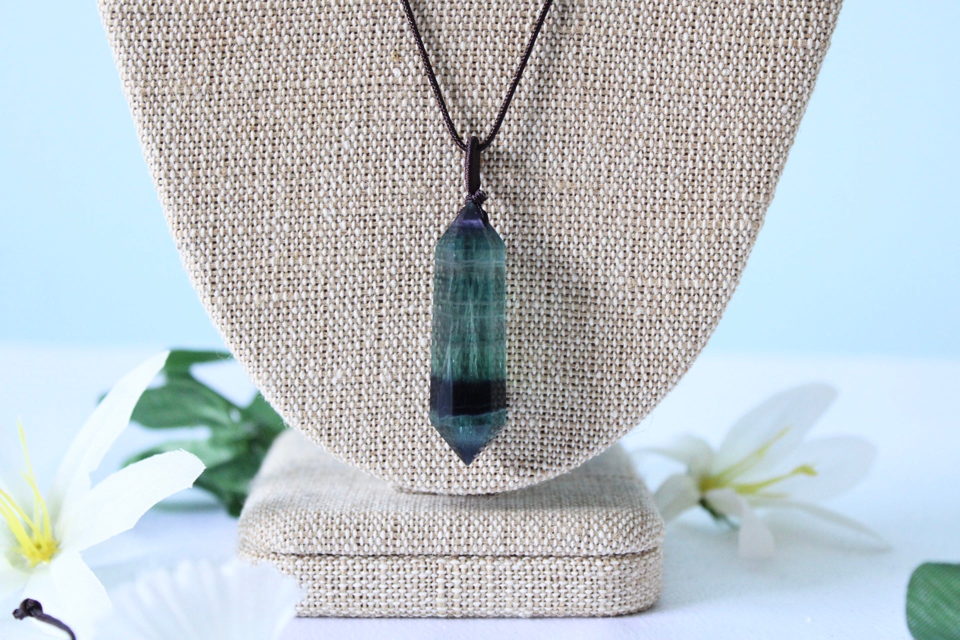 Double Pointed Crystal Necklaces