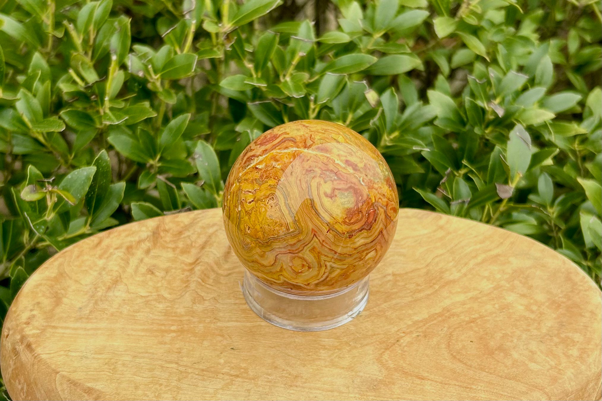 Crazy Lace Agate Crystal Sphere