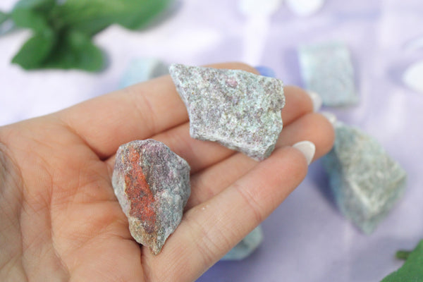 Ruby Kyanite Raw Stones