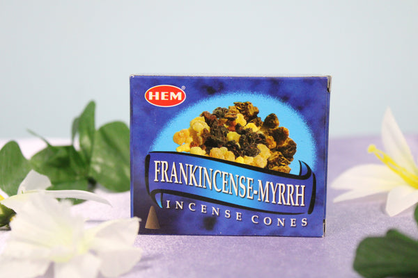 Frankincense-Myrrh Incense Cones HEM
