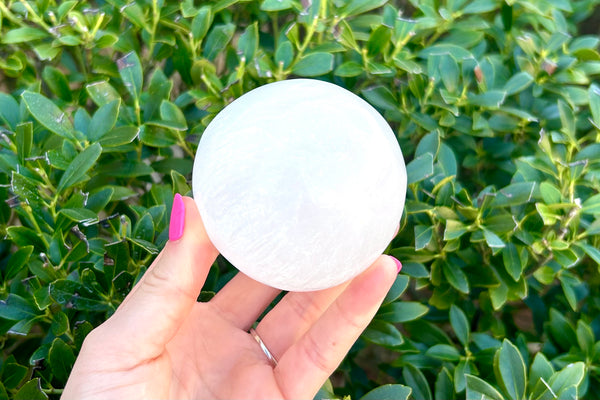 Selenite Crystal Sphere