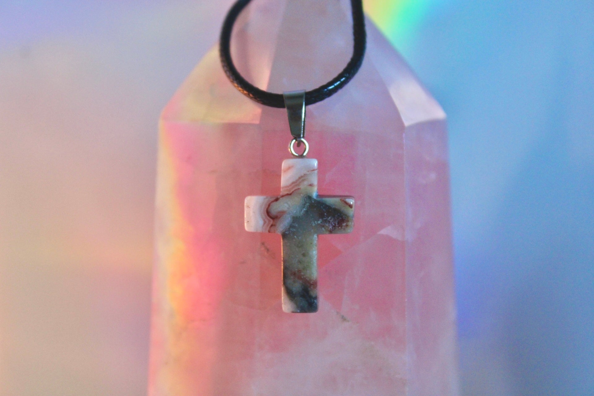 Cross Crystal Pendant/Necklace