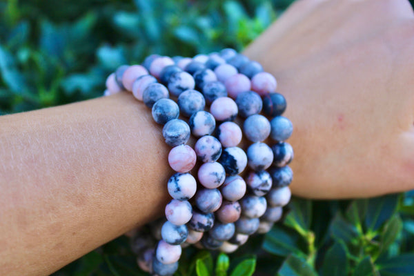 Pink Zebra Jasper Bracelet