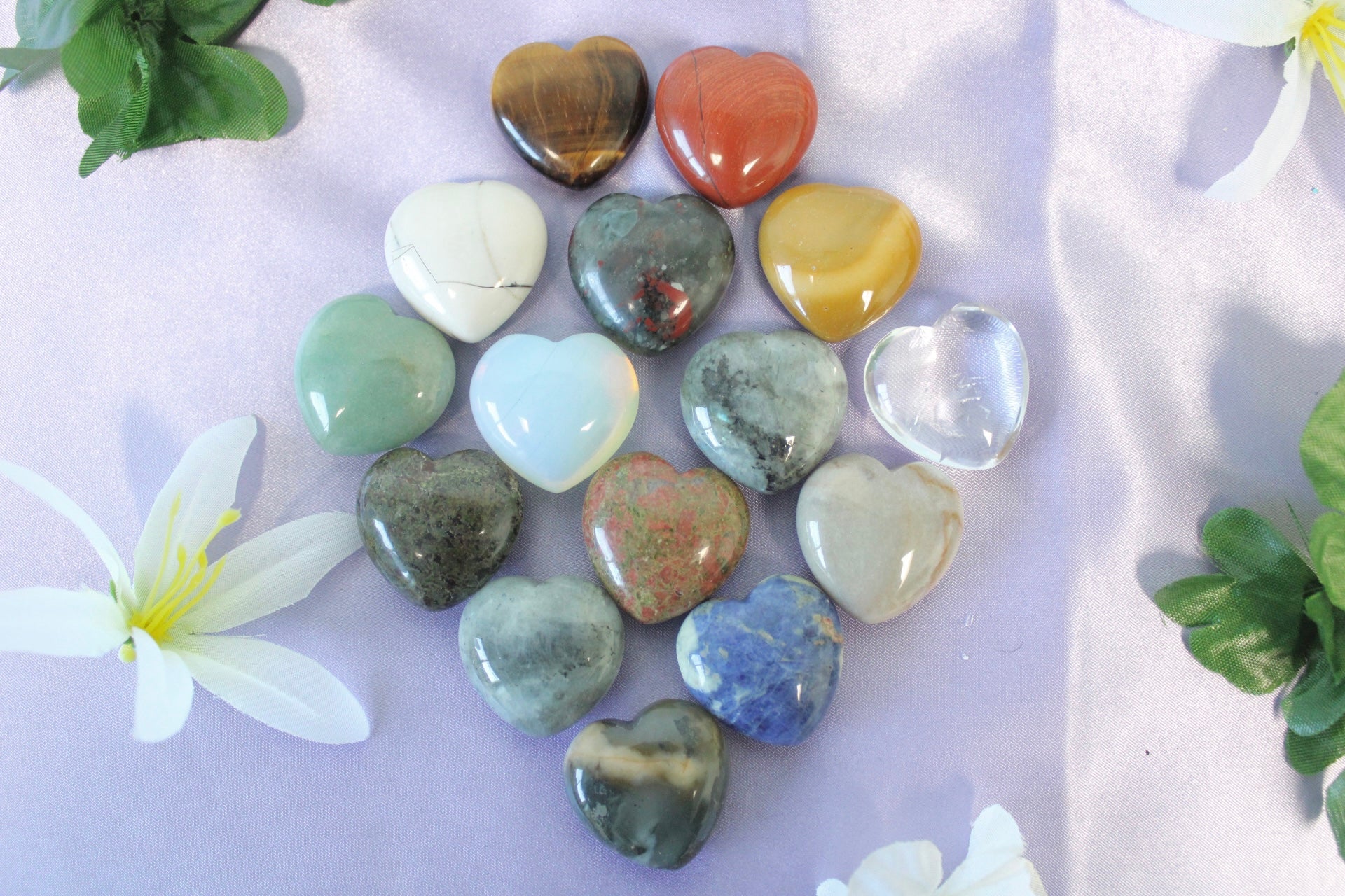 Heart Mix Crystal Stones