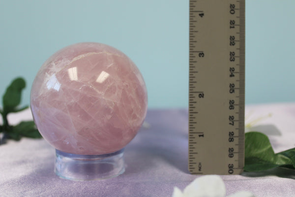 Rose Quartz Crystal Sphere