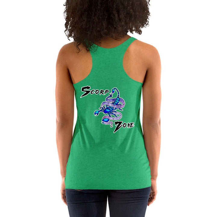 Racerback Tank - Small Front Logo and Large Back Logo Design freeshipping - ScorpZone