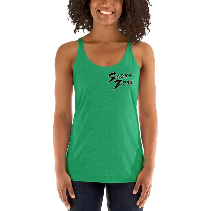 Racerback Tank - Small Front Logo and Large Back Logo Design freeshipping - ScorpZone