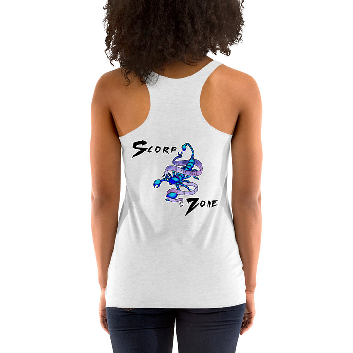 Racerback Tank - Small Front Logo and Large Back Logo Design freeshipping - ScorpZone