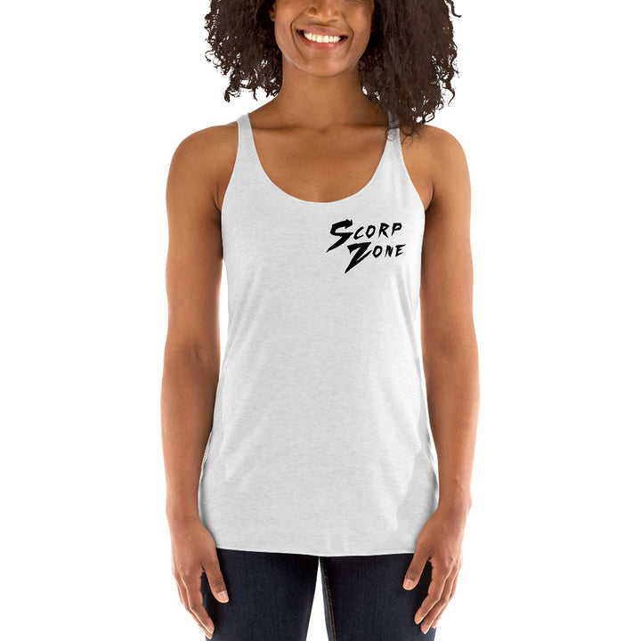 Racerback Tank - Small Front Logo and Large Back Logo Design freeshipping - ScorpZone