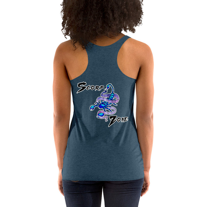 Racerback Tank - Small Front Logo and Large Back Logo Design freeshipping - ScorpZone