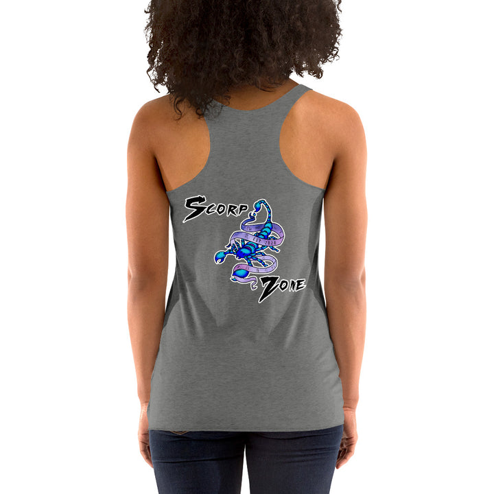 Racerback Tank - Small Front Logo and Large Back Logo Design freeshipping - ScorpZone