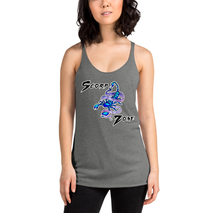 Racerback Tank - Large Front Logo Design freeshipping - ScorpZone