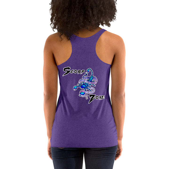 Racerback Tank - Small Front Logo and Large Back Logo Design freeshipping - ScorpZone