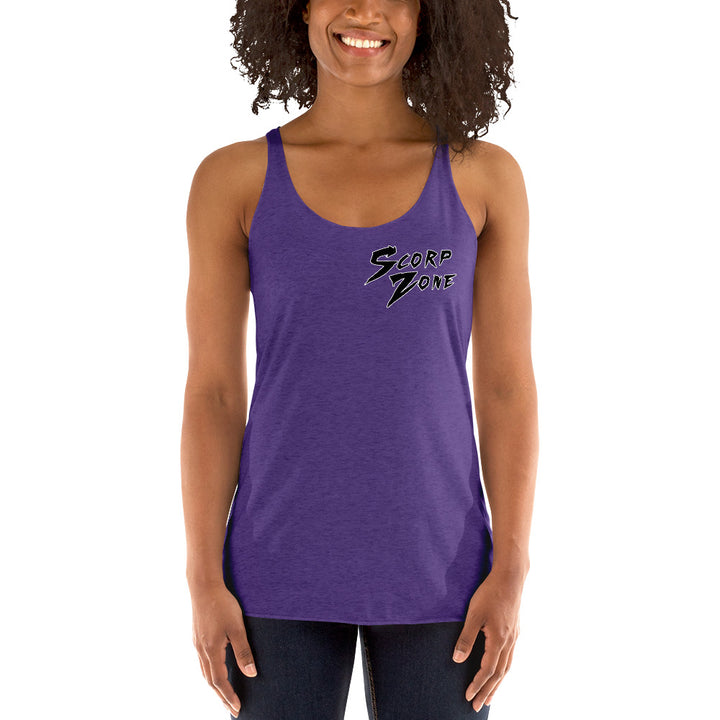 Racerback Tank - Small Front Logo and Large Back Logo Design freeshipping - ScorpZone