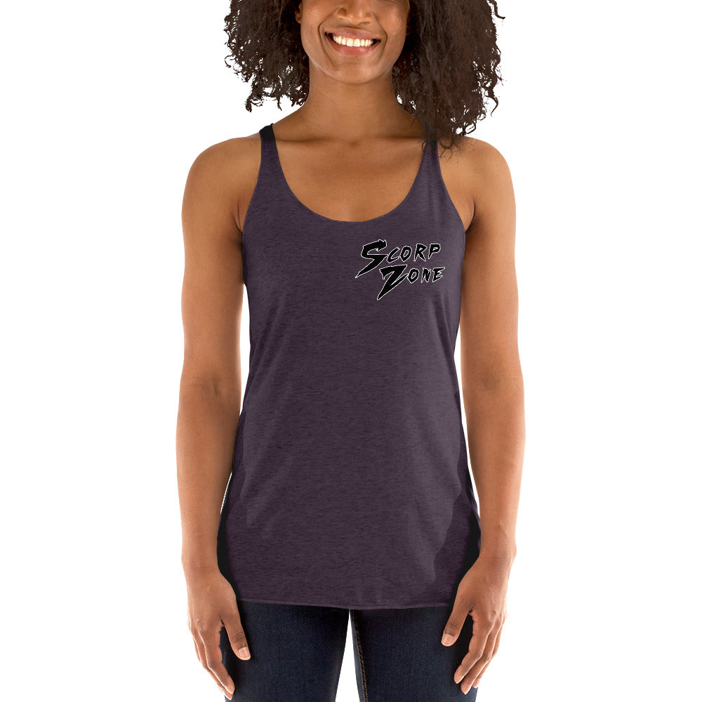 Racerback Tank - Small Front Logo and Large Back Logo Design freeshipping - ScorpZone