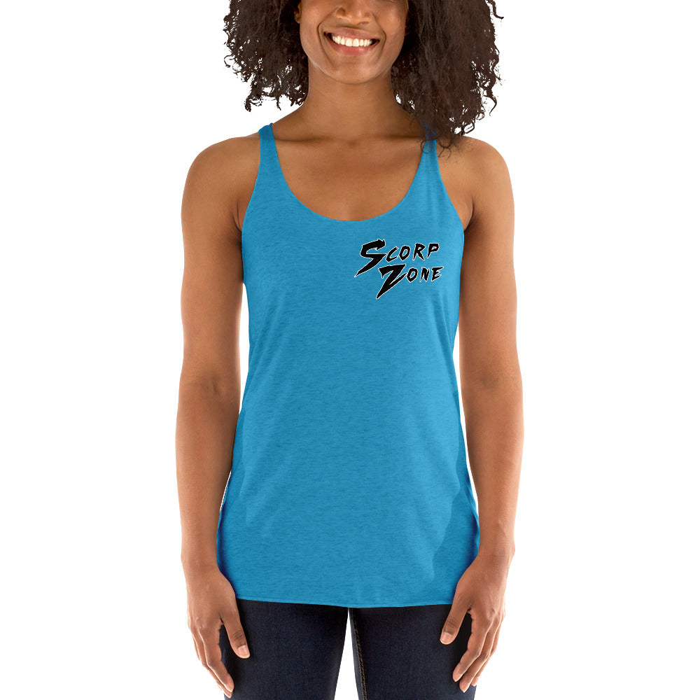 Racerback Tank - Small Front Logo and Large Back Logo Design freeshipping - ScorpZone